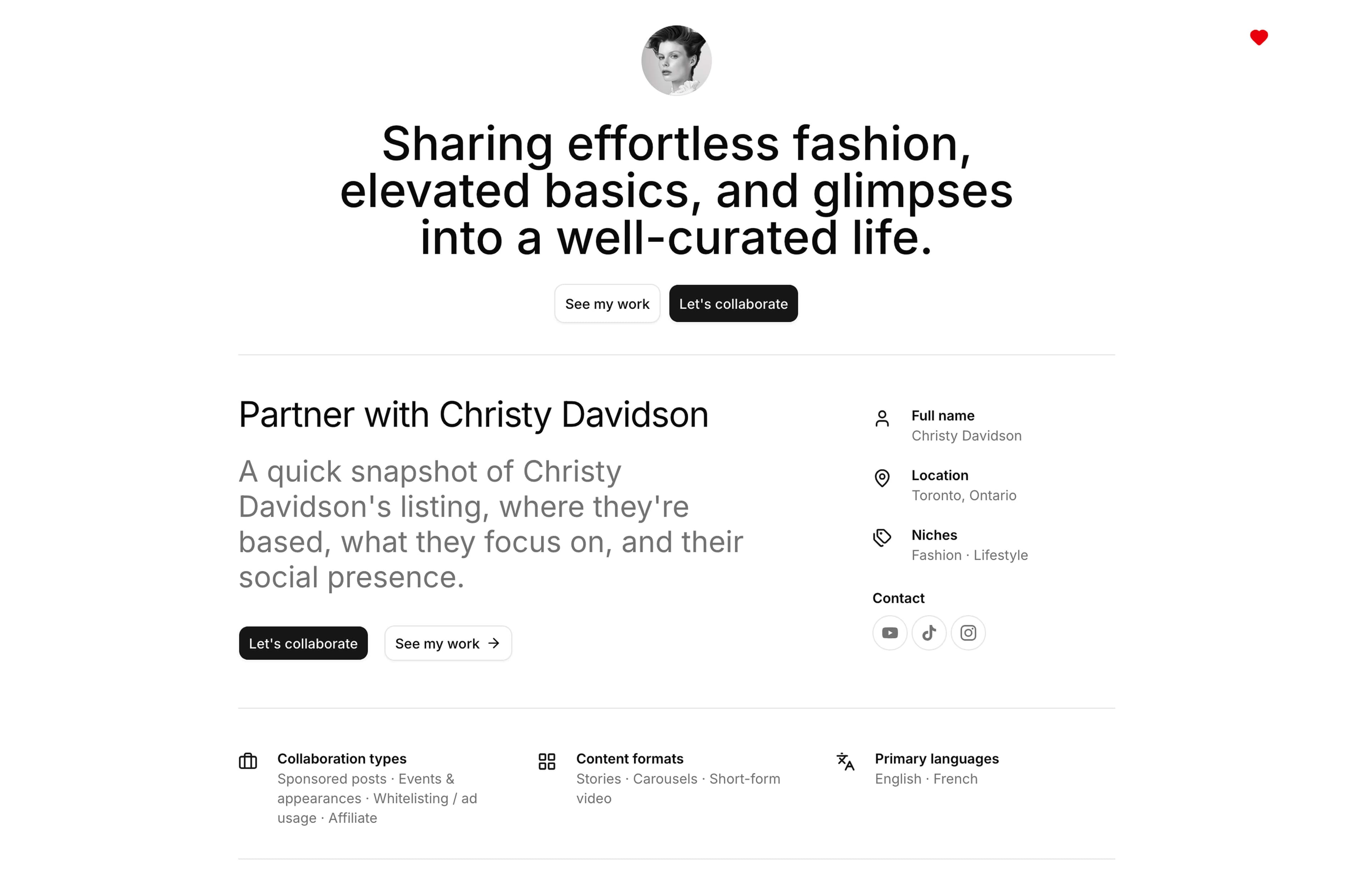 Marketing hero