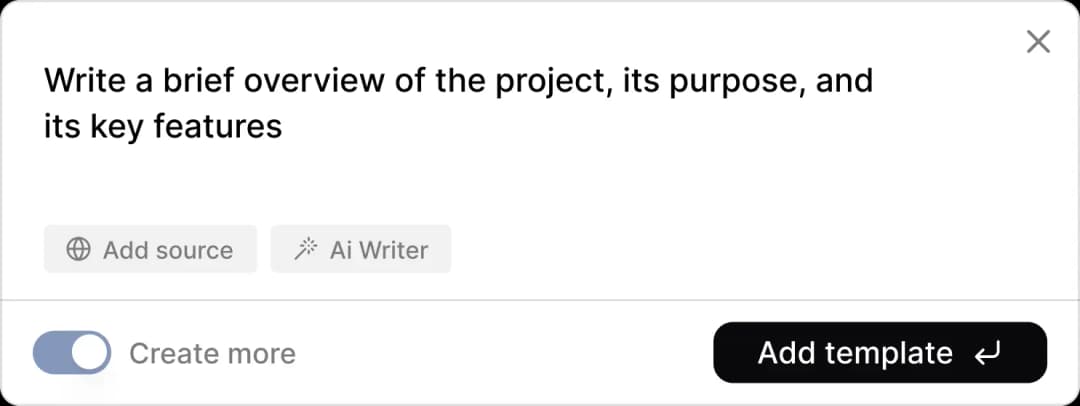 Profile template preview